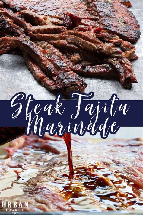 Mexican steak fajita marinade is made with olive oil, orange juice, lime juice, garlic, herbs and spices. Easy Steak Fajita Marinade Recipe in 2020 | Steak fajita ...