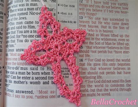 The pattern for this bookmark is from crochet and tatting heirloom edition, star book #66 by american thread company, 1949. BellaCrochet: Dainty Cross Bookmark or Ornament; a Free Crochet Pattern for You
