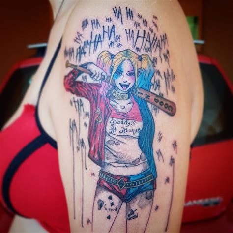 Share 71 Harley Quinn Tattoo Stencil Latest Thtantai2