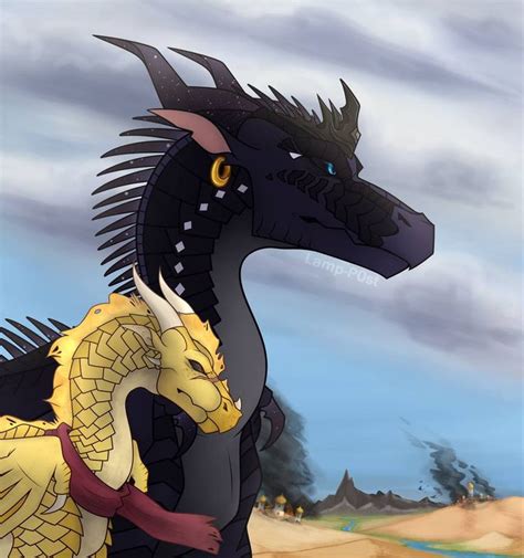 Darkstalker And Qibli Wof By Lamp P0st On Deviantart Wings Of Fire