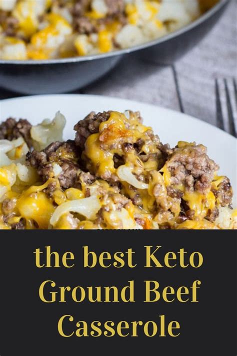 This quick and easy keto chicken broccoli casserole recipe with cream cheese and broccoli is made completely from scratch. the best Keto Ground Beef Casserole - Shelia Recipes