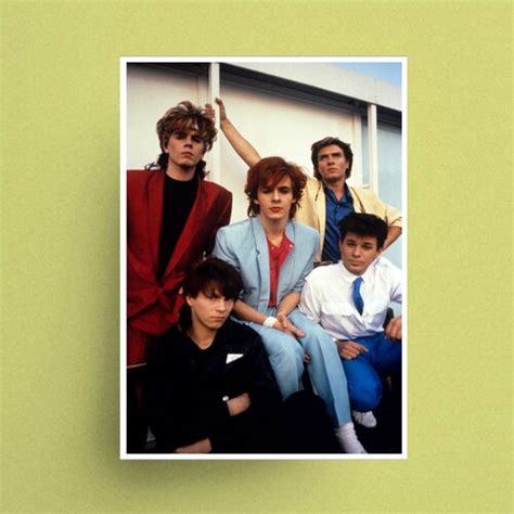 Duran Duran 80s Poster Boy Band Poster Vintage Singer Etsy
