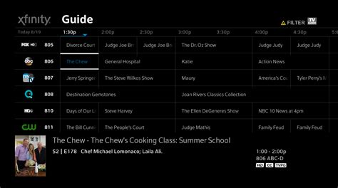 With xfinity on campus, you can use a computer or mobile device to watch all of the channels on the cable tv lineup (except wmjf, xtsr and mtvu) plus the. New Channel guide? Barcelona/On Screen guide 2.0? - Xfinity Help and Support Forums - 2548451