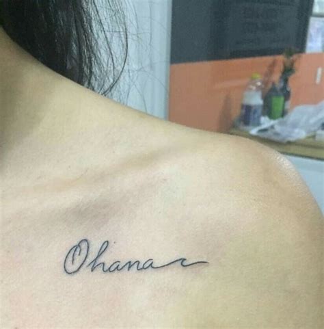 Tatuagem Ohana O Que Significa De Inspira Es Apaixonantes