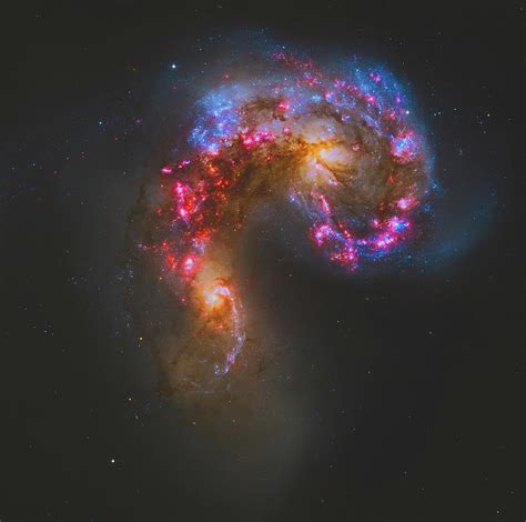 The Antennae Galaxies Photograph By Mountain Dreams Fine Art America