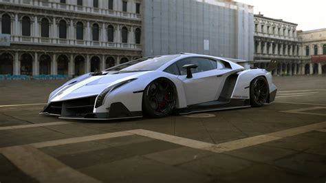 Car Rostislav Prokop Concept Art Lamborghini White Cars