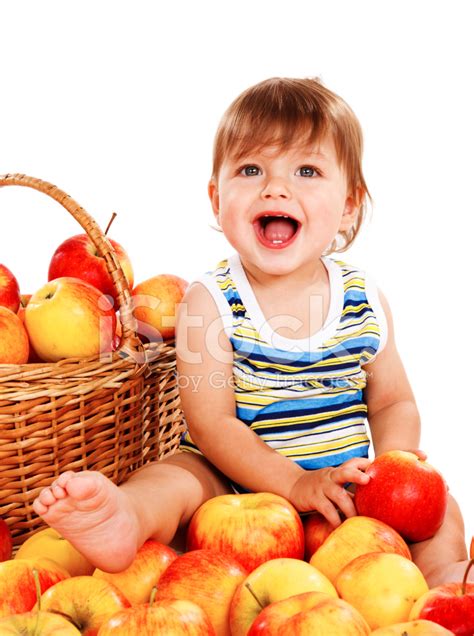 Apple Baby Stock Photo Royalty Free Freeimages