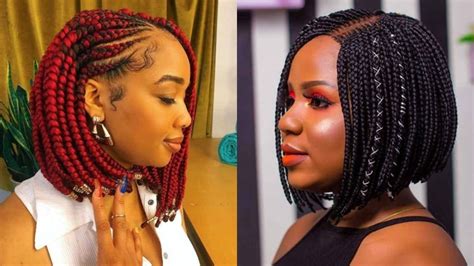 Cornrow Bob Braids Hairstyles With A Little Bit Of Creativity Youll