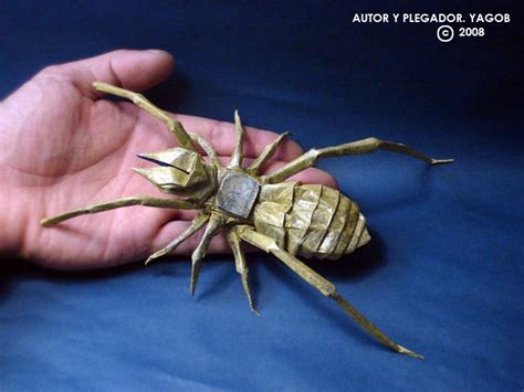 • watching the camel spider mow down its prey with efficiency and seeming nonchalance is certainly mesmerizing. Camel Spider | My own desing ( Refolded ) Cuadrado: 48 x ...