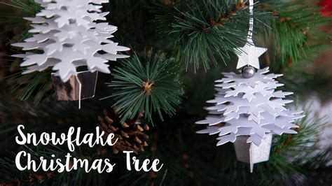 How To Make A Snowflake Christmas Tree Sizzix Youtube