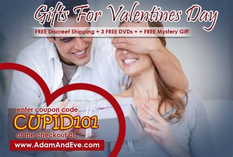 An Advertisement For Valentine S Day With A Man And Woman Holding A T Box