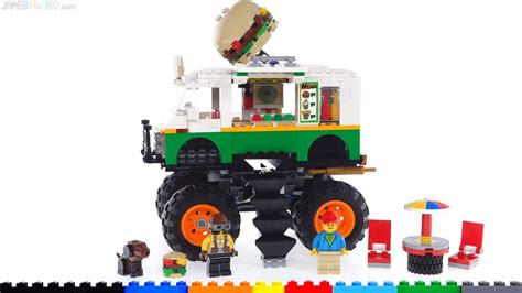 Lego Creator Monster Burger Truck Review And Bonus 31104 Youtube