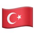 Dies ist die nationalflagge der türkei. Flag for Turkey Emoji