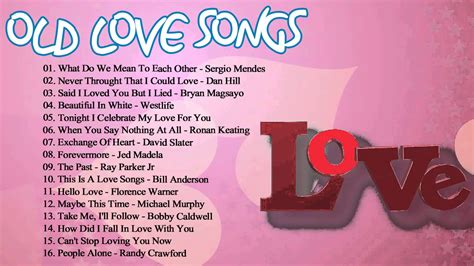 golden oldies love songs of all time greatest best beautiful love
