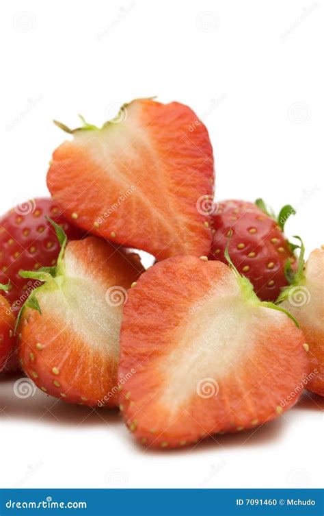 Fresh Slice Strawberries Stock Photo Image Of Tasty Vegetable 7091460