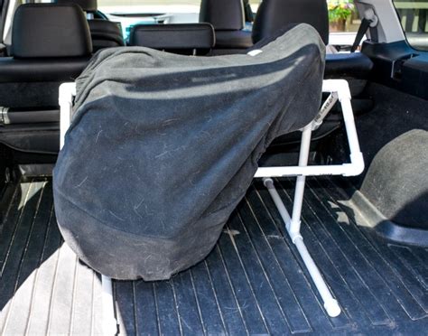 Compared to the metal ones for $25 a piece, this is a steal! How To DIY A PVC Saddle Stand For $10.00 - Budget Equestrian