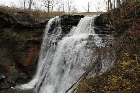 Brandywine Falls At Cuyahoga Valley National Park Peninsula Ohio R