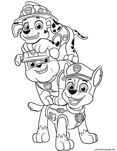 You can now print this beautiful everest coloring page or color online for free. Funny Paw Patrol Pups Page For Kids Coloring Pages Printable