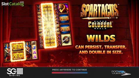 Spartacus Super Colossal Reels Slot By Wms Play For Free