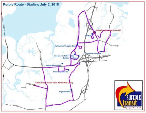 Purple includes pasar seni, kl tower, pavilion and bukit bintang. Purple Route (Pu) | Suffolk, VA