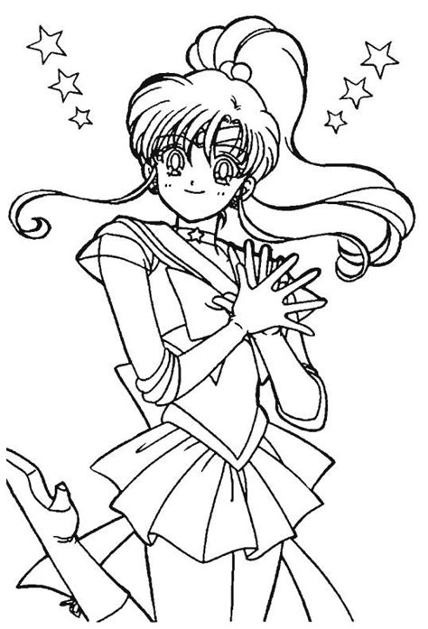 Planse De Colorat Cu Sailor Moon De Colorat P
