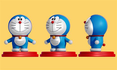 Artstation Doraemon Character Modelling And Texturing