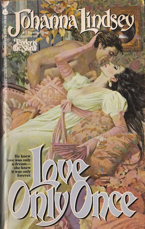 Vintage Romance Covers Love Only Once By Johanna Lindsey Cover Illustration By R