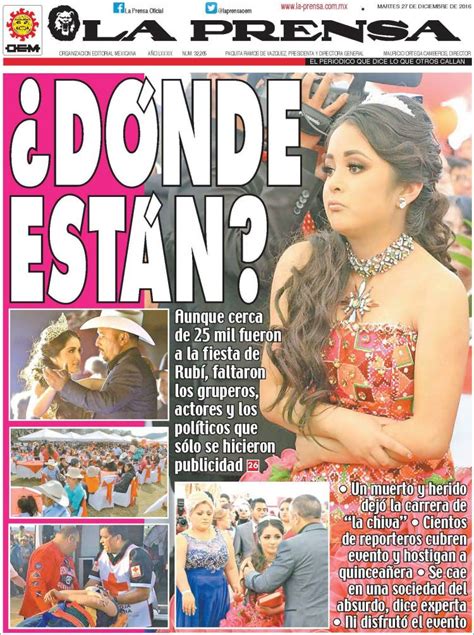 Periódico La Prensa México Periódicos De México Toda La Prensa De
