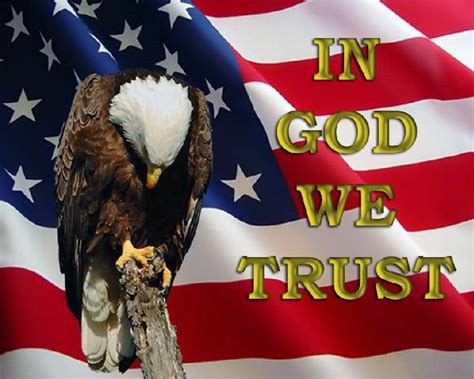 No Words Needed In God We Trust American Flag Eagle God Bless America