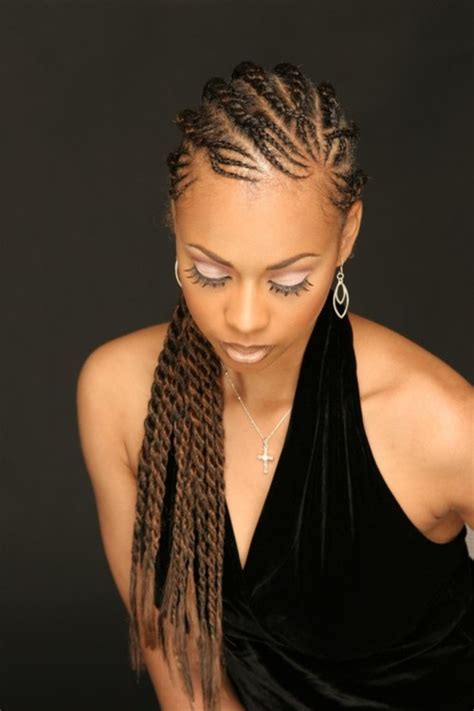 This cool look combines two hairstyles into one. 24 Fabulous Braided Hairstyles for Black Girls - Hairstyle ...