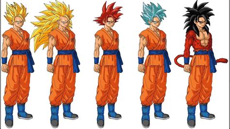 15 Best New Dragon Ball Z Goku All Super Saiyan Forms