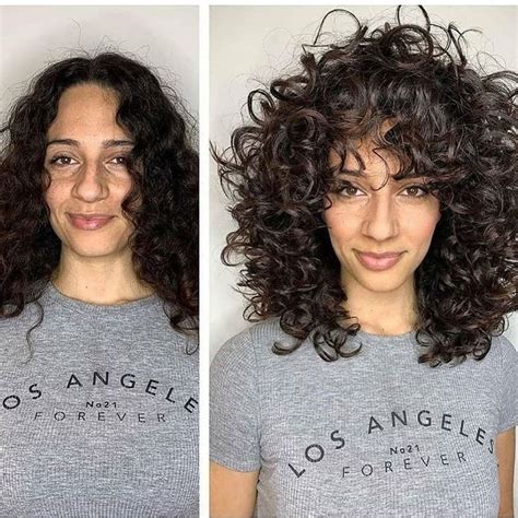 Before And After Haircut Styles For 2020 Haircuts For Curly Hair