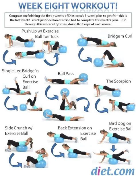 Free Printable Exercise Ball Workout Chart Eoua Blog
