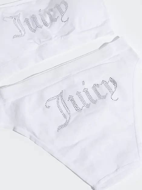 kjøp juicy couture myk bh uten spiler juicy diamante bralette and high leg brief sets nelly