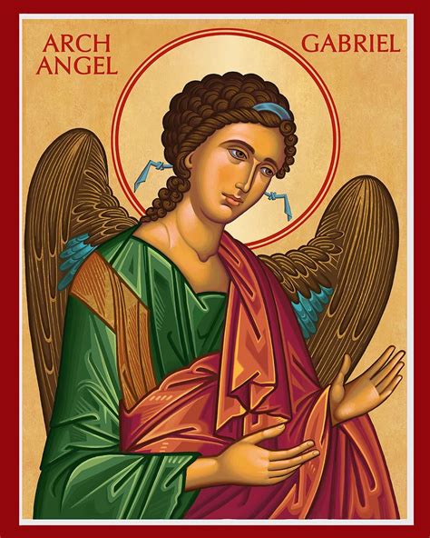 The New Icon Of The Archangel Gabriel Available In The Coming Months