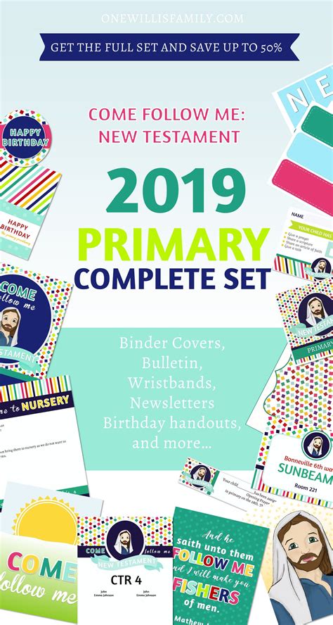 2019 Primary Theme Complete Set | Primary songs, Primary lessons, Primary singing time
