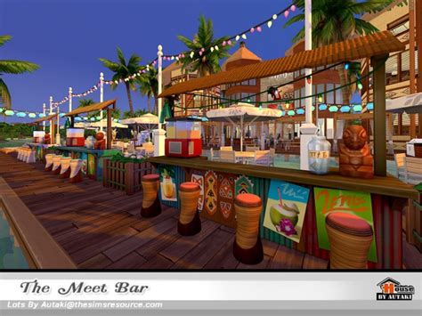 The Meet Bar Nocc By Autaki At Tsr Sims 4 Updates