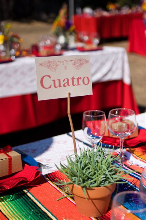 Table Numbers In Spanish Elizabeth Anne Designs The Wedding Blog