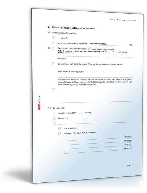 Werkverträge und dienstleistungsverträge werden oft verwechselt, sie sind sich nämlich sehr ähnlich. Vertrag Tierbetreuung | Rechtssicheres Muster zum Download