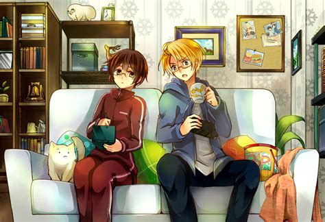 ~ Japan And America ~ Hetalia Fan Art 35093580 Fanpop