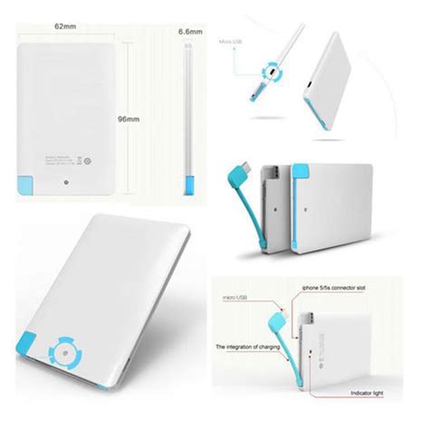 Credit cards open many opportunities for people, but if this power is abused, it may mean financial nightmares and ruin. Slimpower 2500 mAh Credit Card Power Bank | BrandSTIK