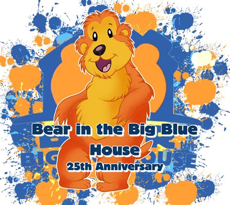 Bear In The Big Blue House 25th Anniversary By Doraeartdreams Aspy On