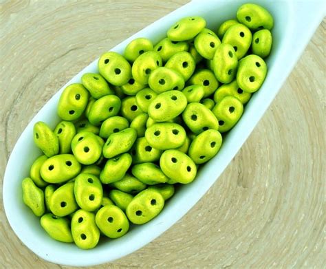 20g Metalust Matte Superduo Czech Glass Seed Beads Two Hole Super Duo 25mm X 5mm For Sale And