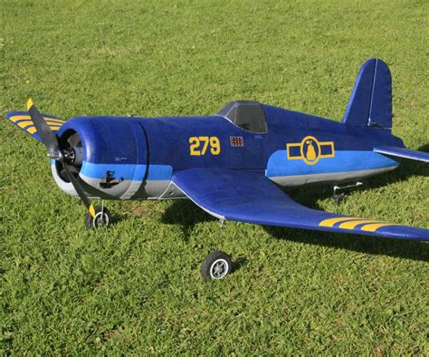 Rc Model Corsair F4u Made Of Depron 13 Steps With Pictures