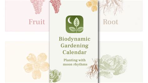 Biodynamic Gardening Calendar App Youtube