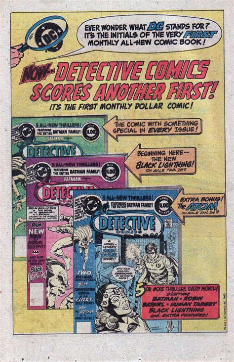 Days Of Adventure Adventure Comics 470 April 1970