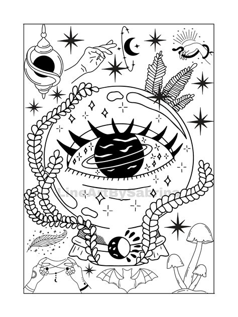 Aesthetic Coloring Pages Easy Best Free Printable Aes