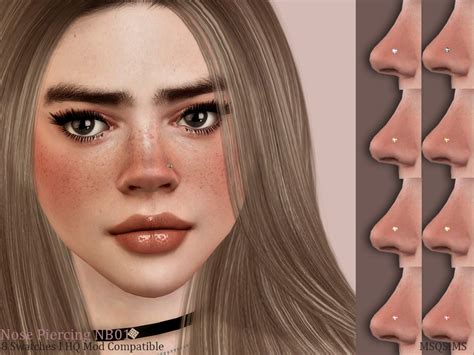 The Sims Resource Nose Piercing NB01
