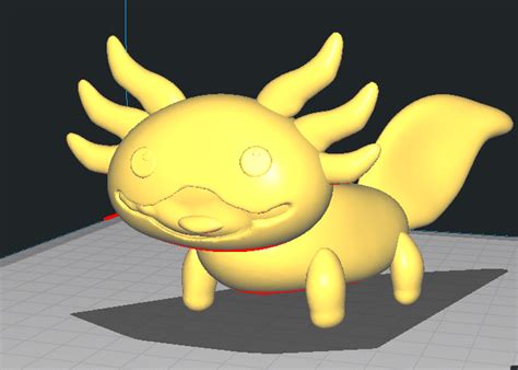 Free Stl File Mexican Axolotl 🦎・3d Print Model To Download・cults