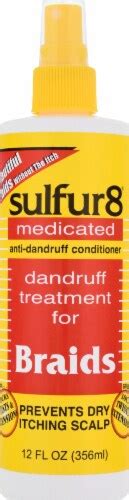 Sulfur 8® Medicated Anti Dandruff Conditioner Spray For Braids 12 Fl